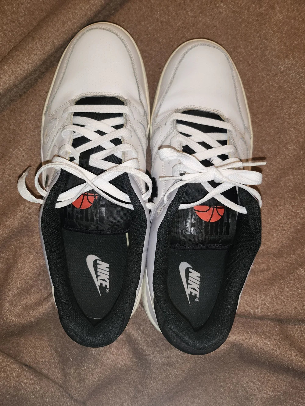 Nike White, Black and Gray Men's Low-Top Sneakers